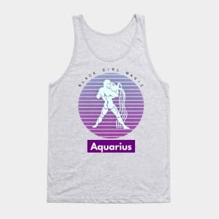 Aquarius Black Girl Magic (Zodiac Sign) Tank Top